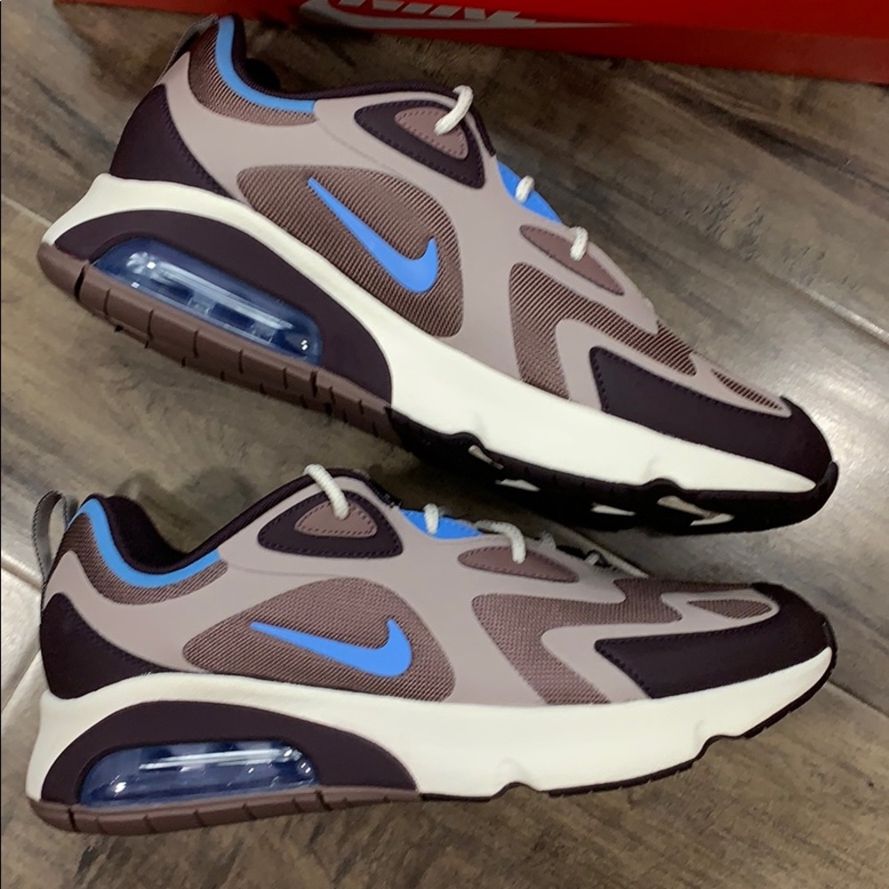 NIKE AIR MAX 200 plum eclipse/university blue Men’ - Picture 7 of 16